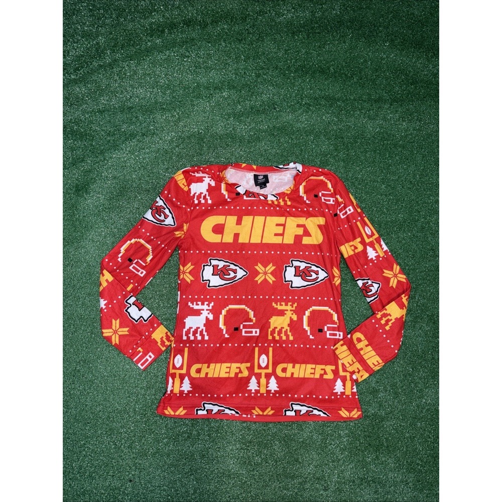Kansas City Chiefs Womens Sleep Tee Size Medium NFL Lounge Shirt